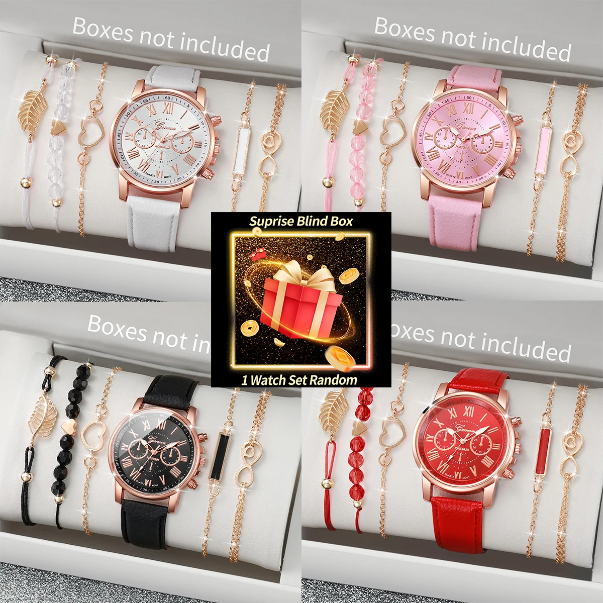Jewelry For Watches - Surprise Blind Box Women Watch Set