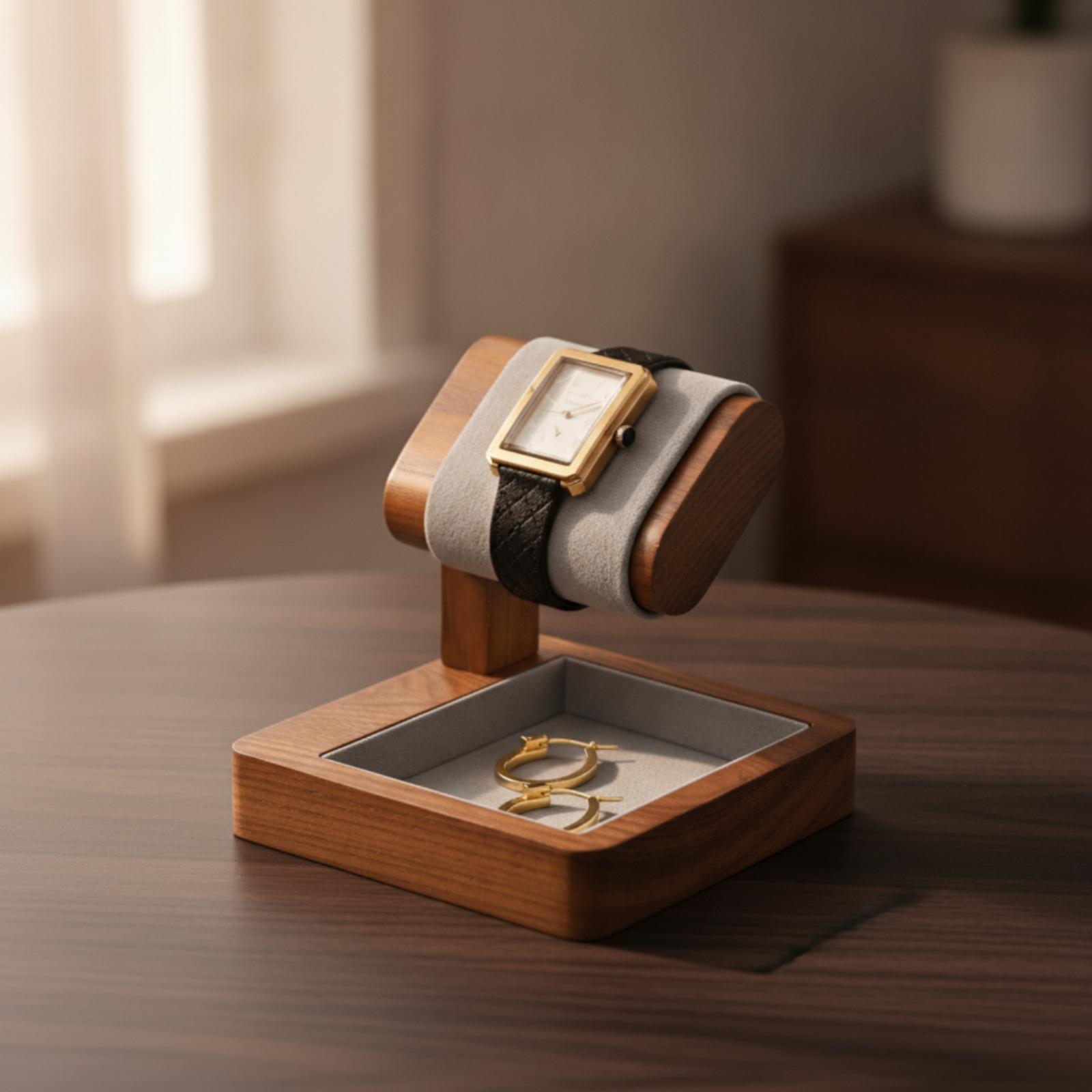 Solid Wood Watch Holder Organi - Jewelry Or Watches 评论和价格
