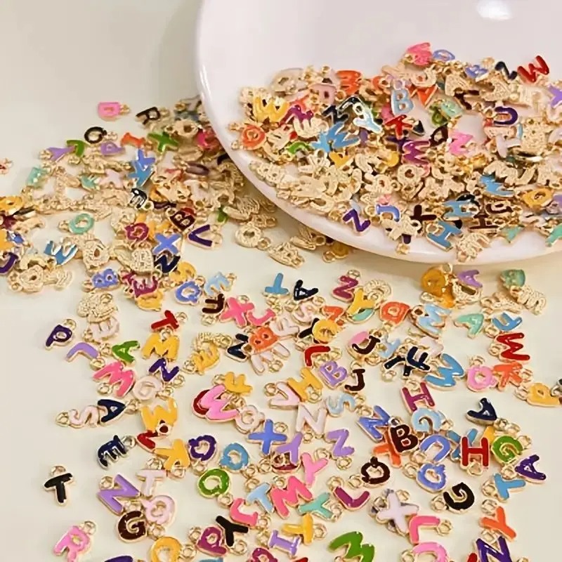 100Pcs Colorful Random Letters - Anklet Foot Chain 评论和价格