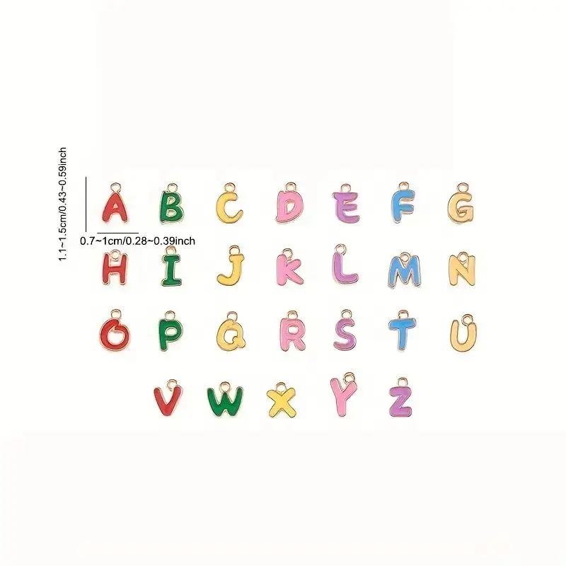 100Pcs Colorful Random Letters - Anklet Foot Chain 评论和价格