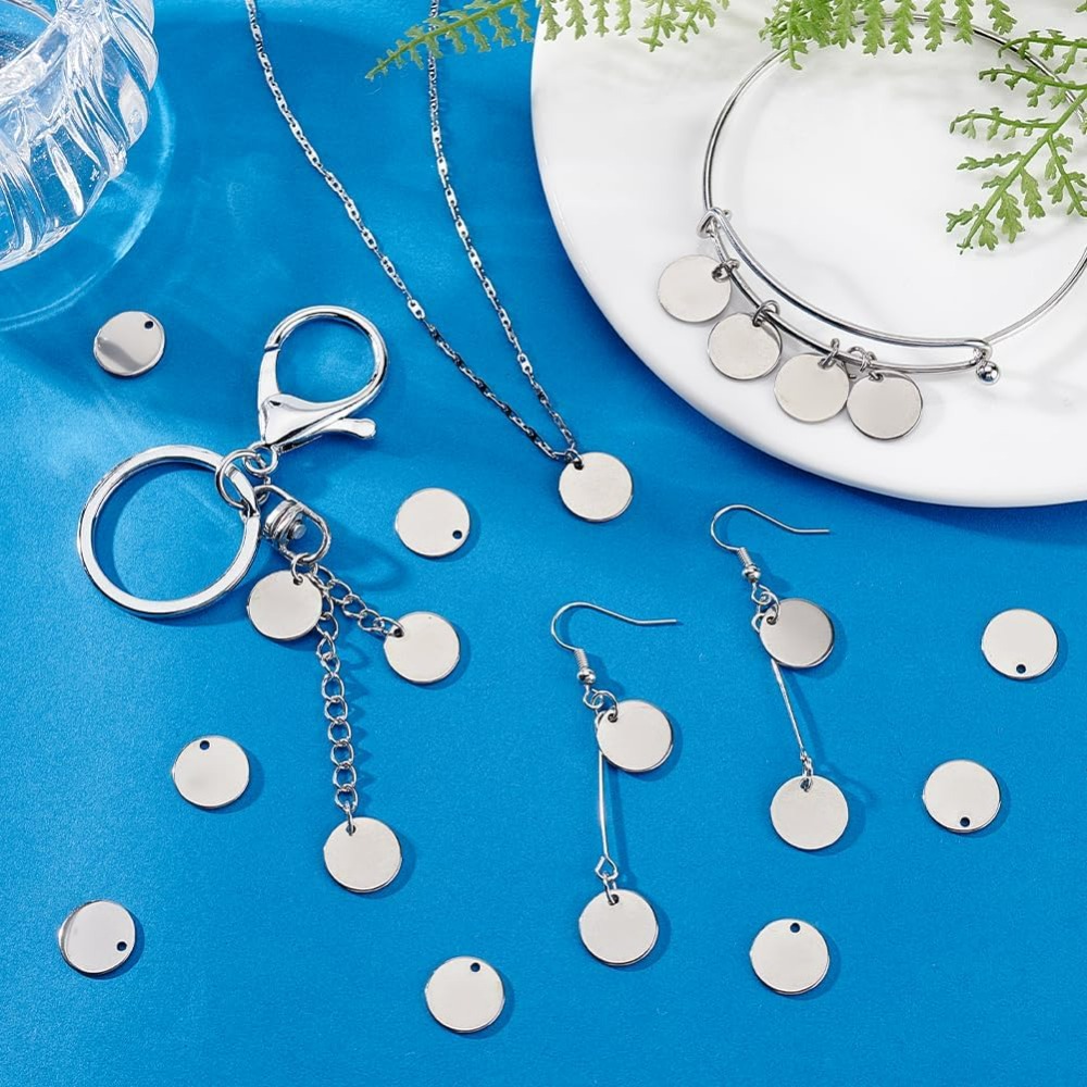 100pcs 12mm 304 Stainless Stee - Engraved Name Necklace 评论和价格
