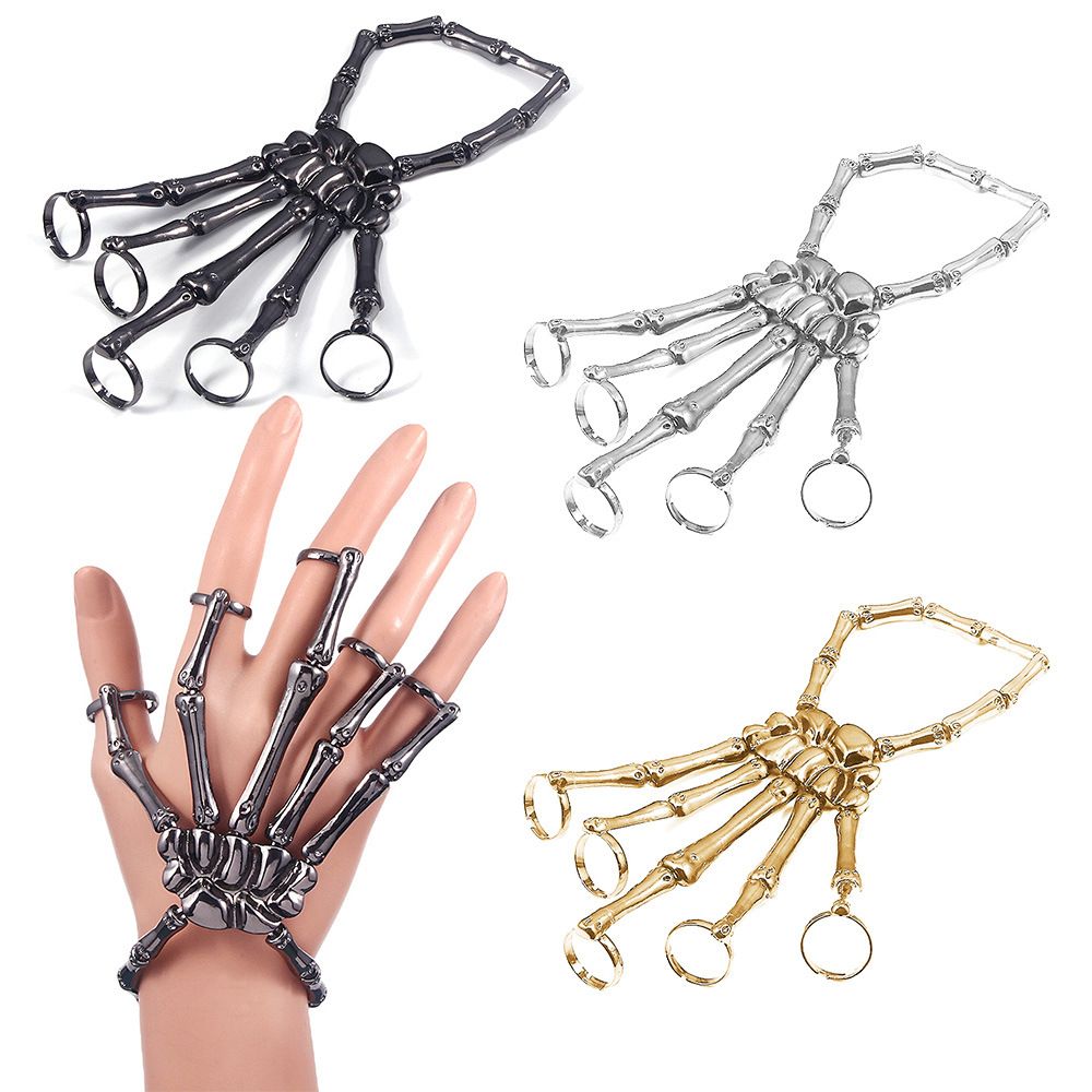Metal Wristband Party Punk Got - Gothic Skull Ring 评论和价格