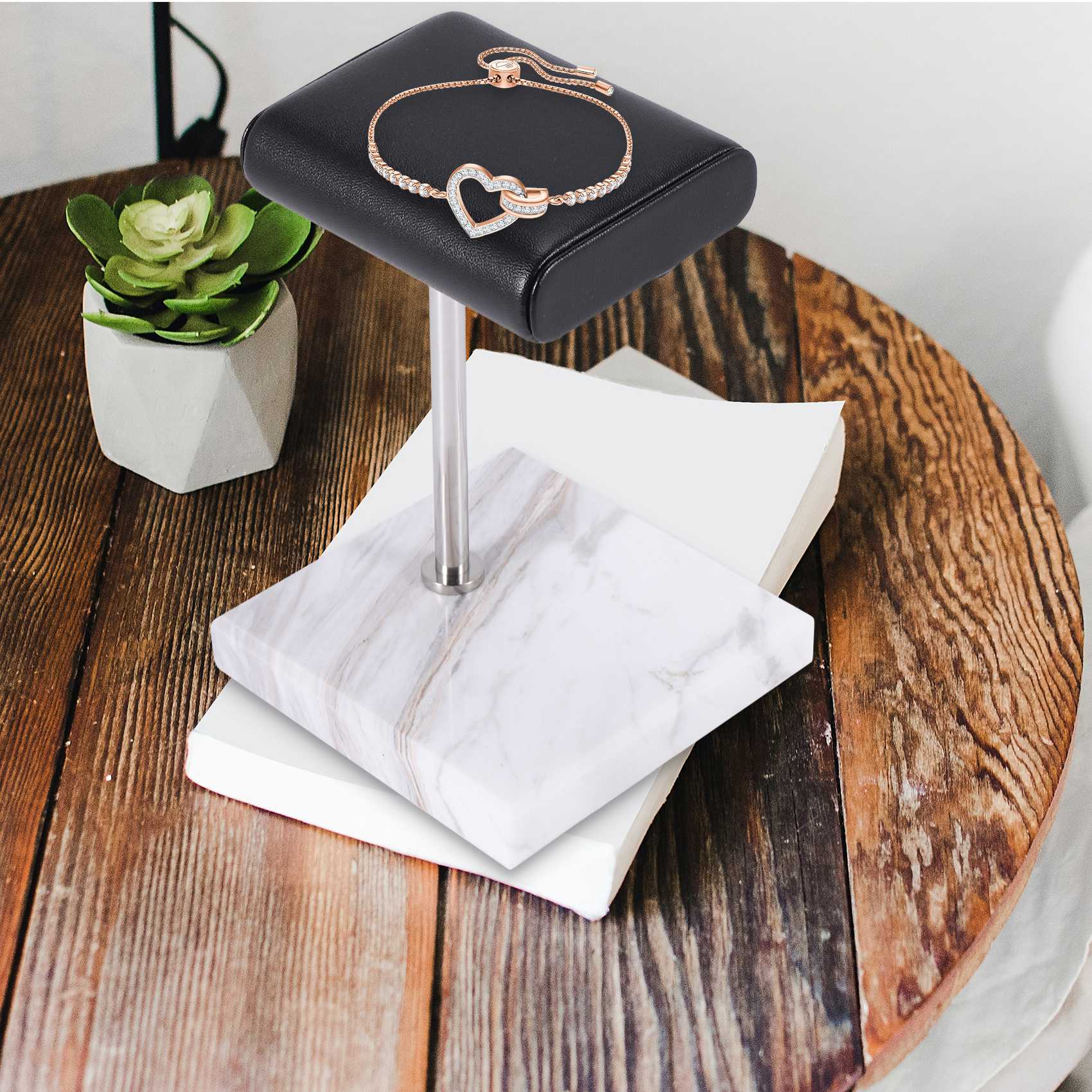 ABQR White Marble Watch Bracel - Jewelry For Watches 评论和价格