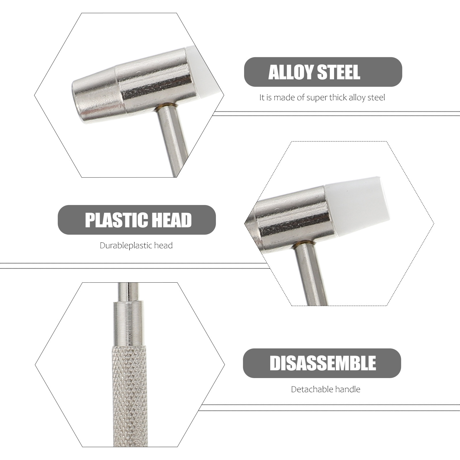 3Pcs Detachable Mini Hammer Se - Jewelry Y Watches 评论和价格