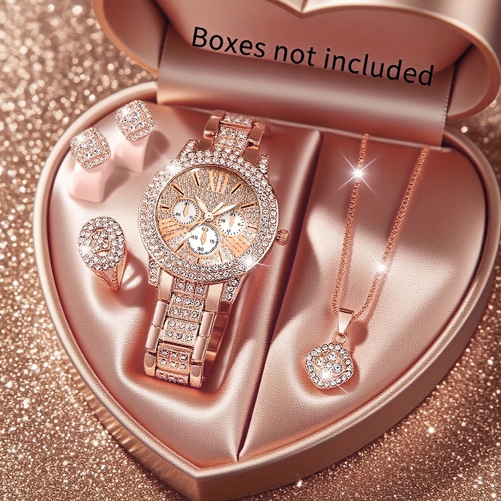 5pcs Stylish and Elegant Women - Jewelry Or Watches 评论和价格