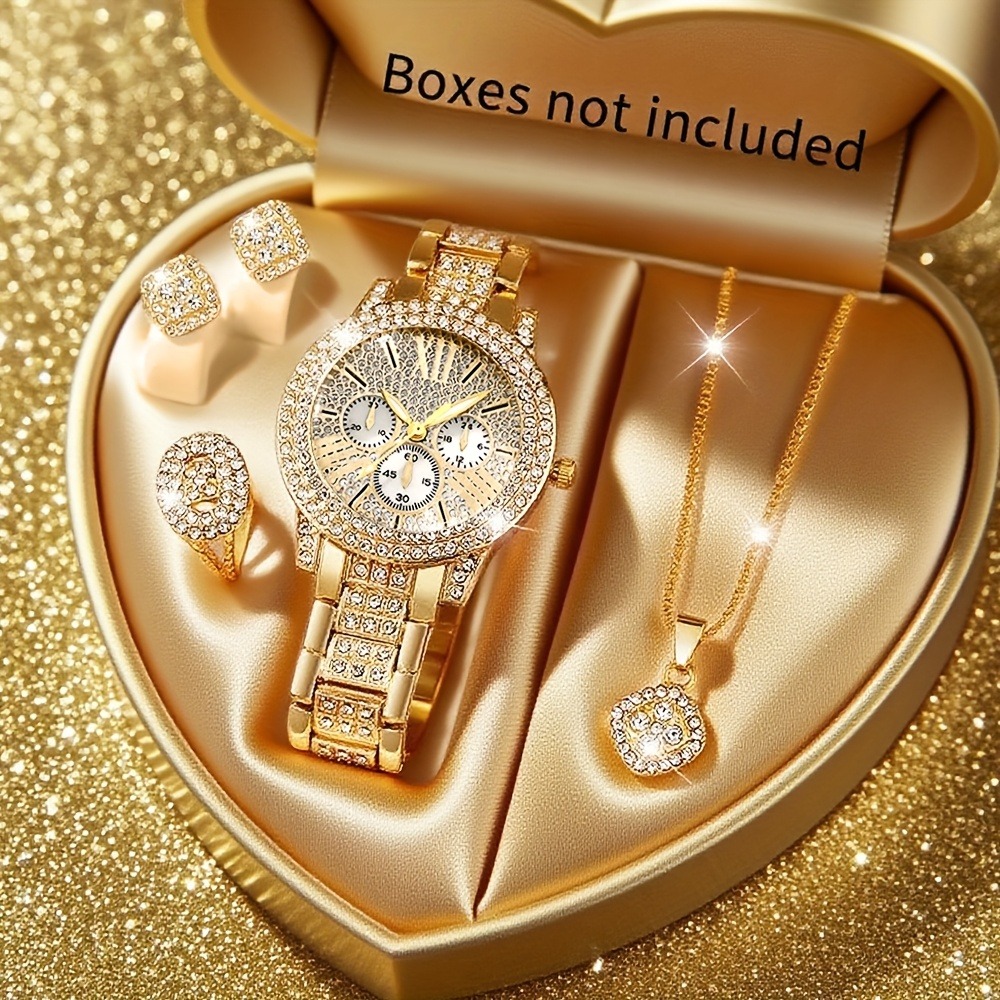 5pcs Stylish and Elegant Women - Jewelry Or Watches 评论和价格