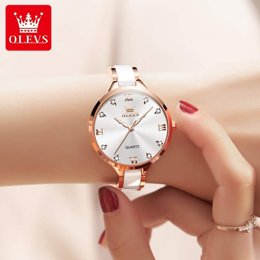 OLEVS 5872 Women Watches Quart - Jewelry For Watches 评论和价格