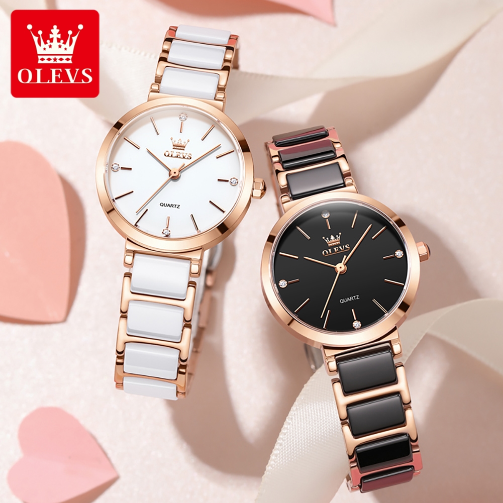 OLEVS Women Watch 5877 Luxury  - Jewelry For Watches 评论和价格