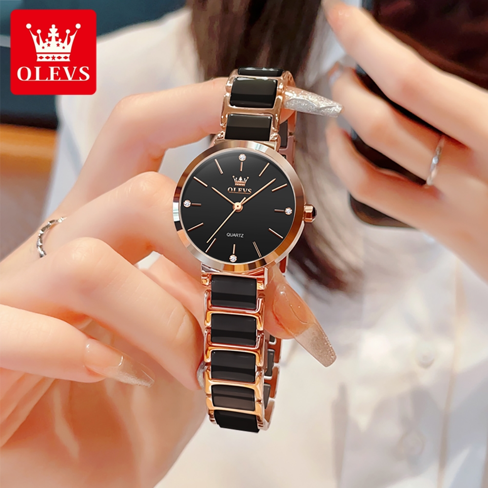 OLEVS Women Watch 5877 Luxury  - Jewelry For Watches 评论和价格
