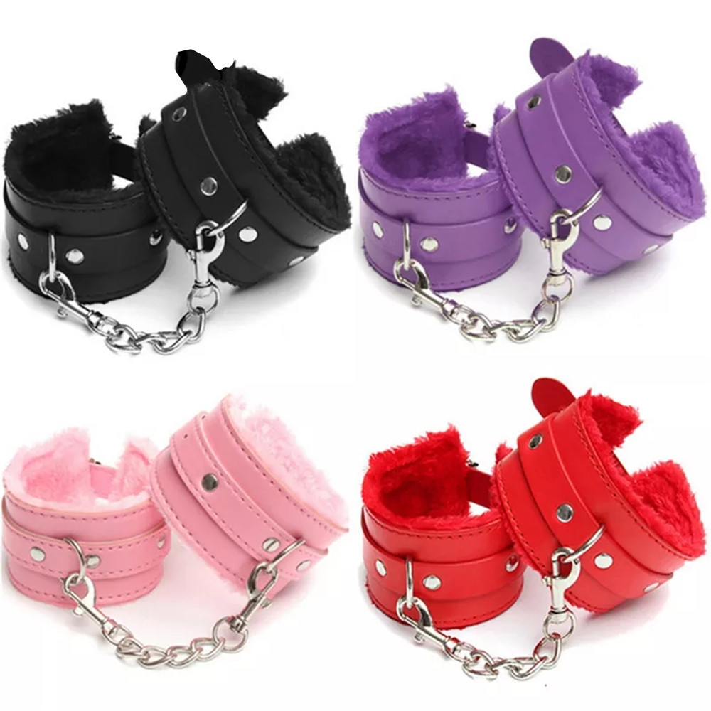 BDSM Handcuffs Hand Restraint  - Anklet Foot Chain 评论和价格