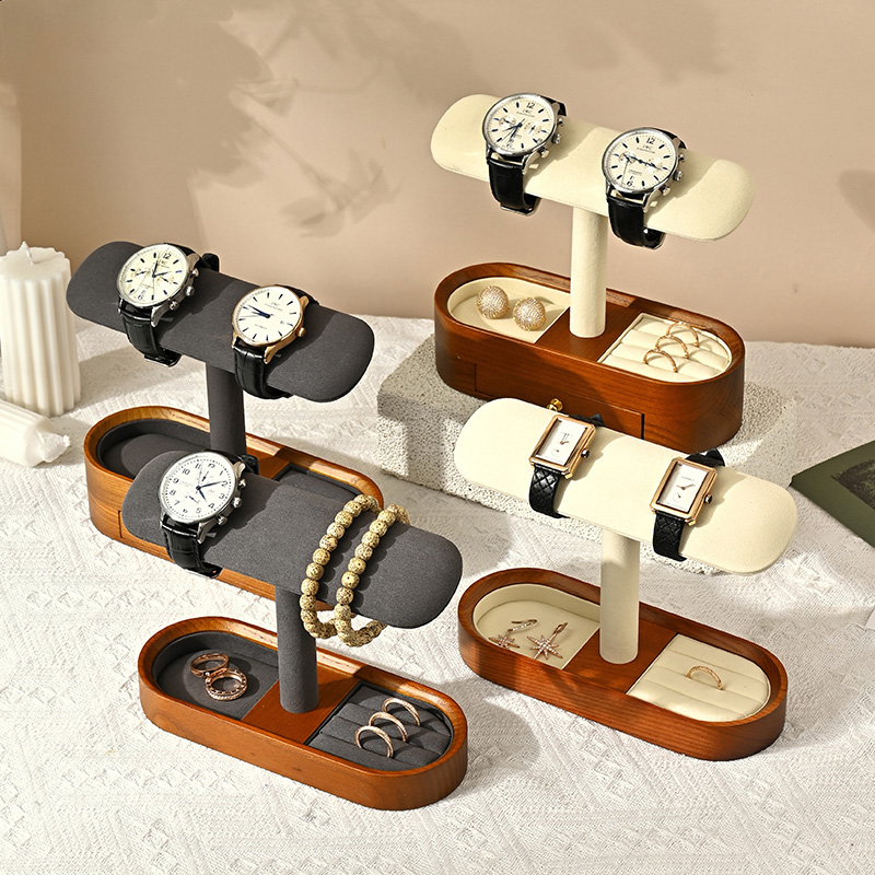 Oirlv Solid Wood Watch Organiz - Jewelry Stores Watches 评论和价格