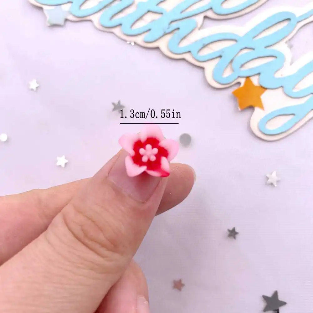 50pcs Resin 13mm Colorful 3D M - Paradise Jewelry & Watches Llc 评论和价格