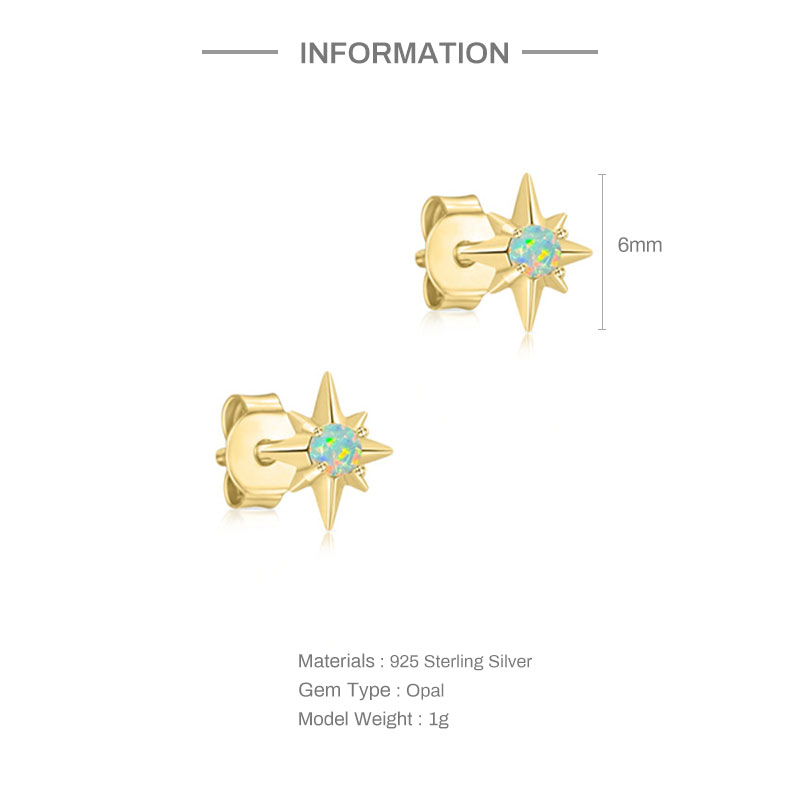 ROXI S925 Sterling Silver Natu - Opal Earrings Dangle 评论和价格