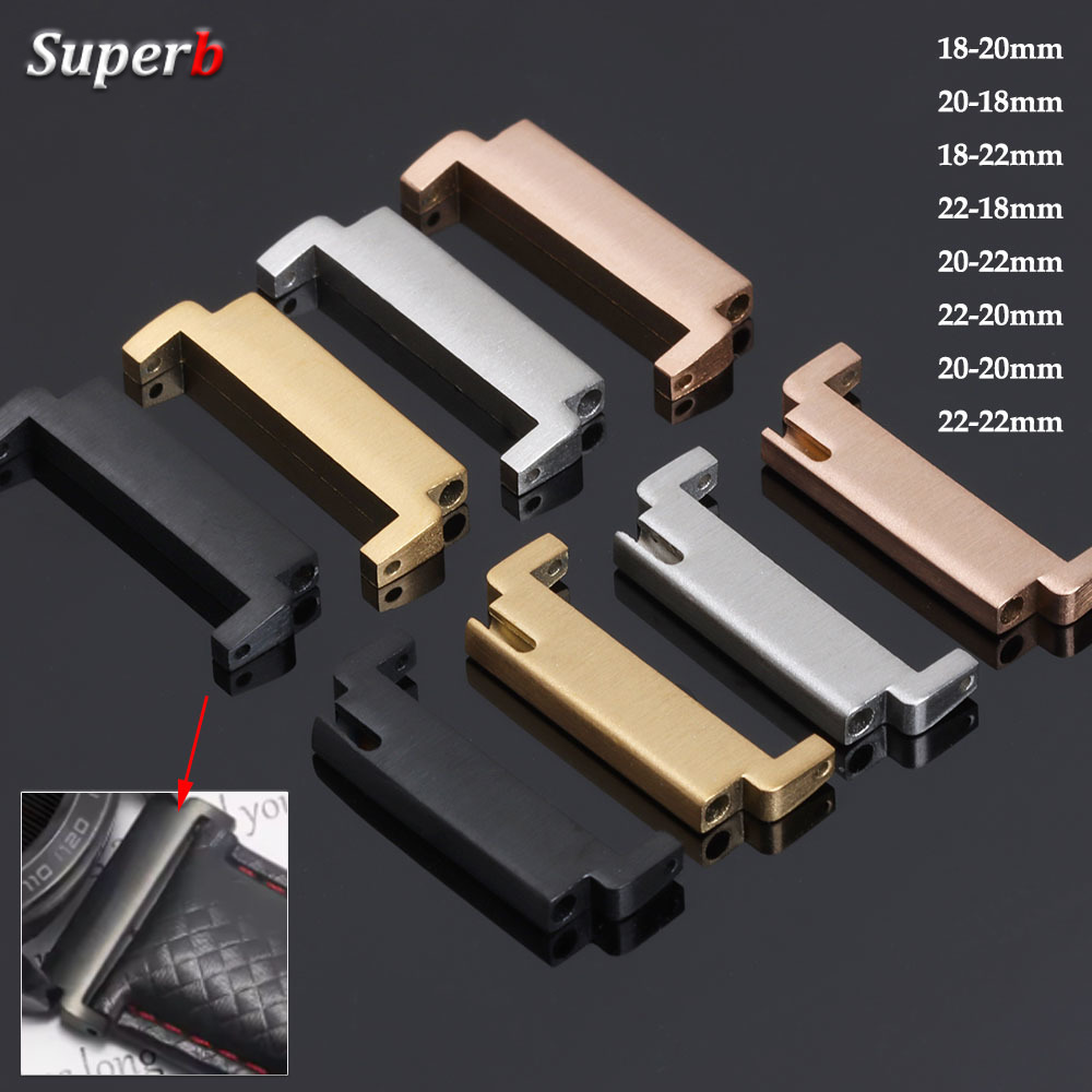 1 Pair Watch Strap Adapter 18m - Jewelry Stores Watches 评论和价格