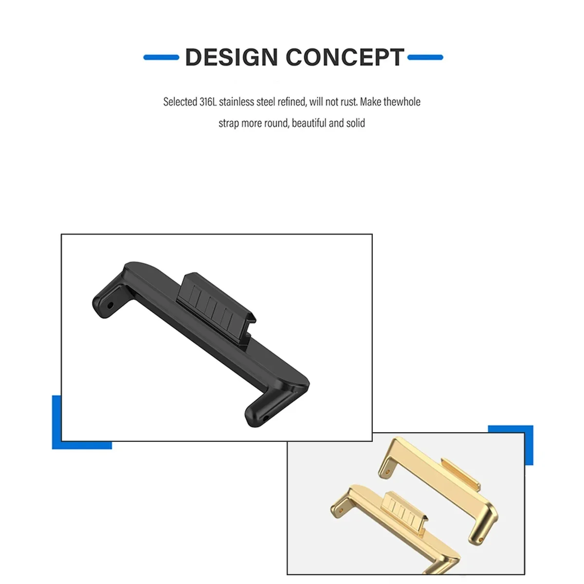 20mm 22mm 1Pair Adapter for Hu - Jewelry Stores Watches 评论和价格