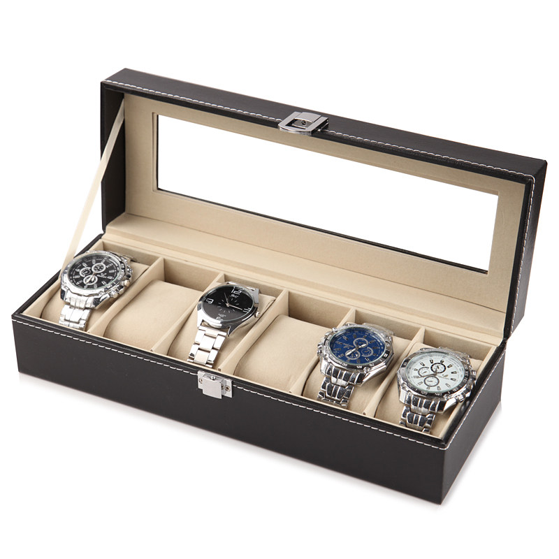 European Leather Watch Storage - Jewelry Box Organizer Watches 评论和价格