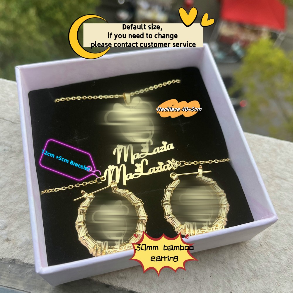 DUOYING Custom Character Jewel - Engraved Name Necklace 评论和价格