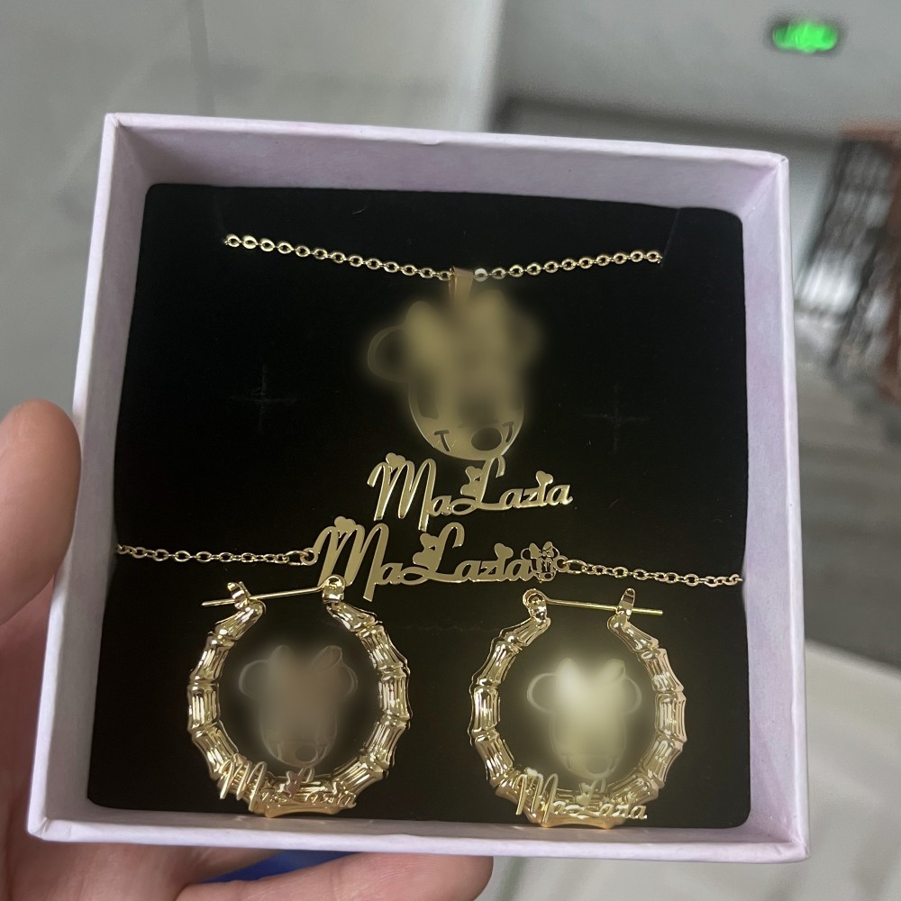 DUOYING Custom Character Jewel - Engraved Name Necklace 评论和价格