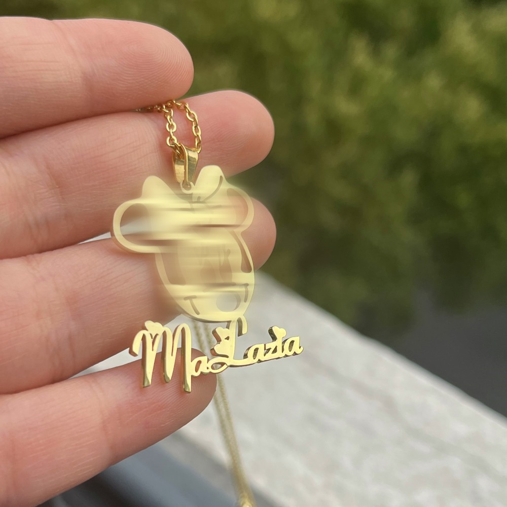 DUOYING Custom Character Jewel - Engraved Name Necklace 评论和价格