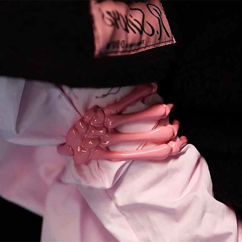New Punk Dark Skull Ghost Claw - Gothic Skull Ring 评论和价格