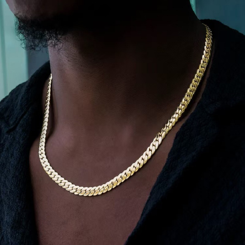 B&C Cuban Link Necklace for Me - Hip Hop Chain Necklace 评论和价格