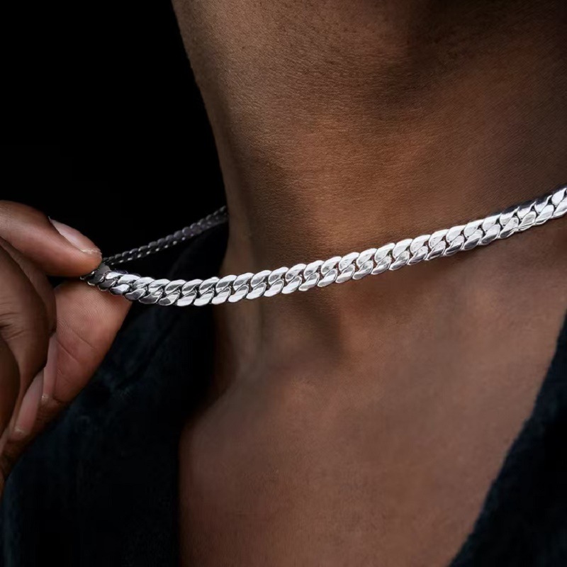 B&C Cuban Link Necklace for Me - Hip Hop Chain Necklace 评论和价格