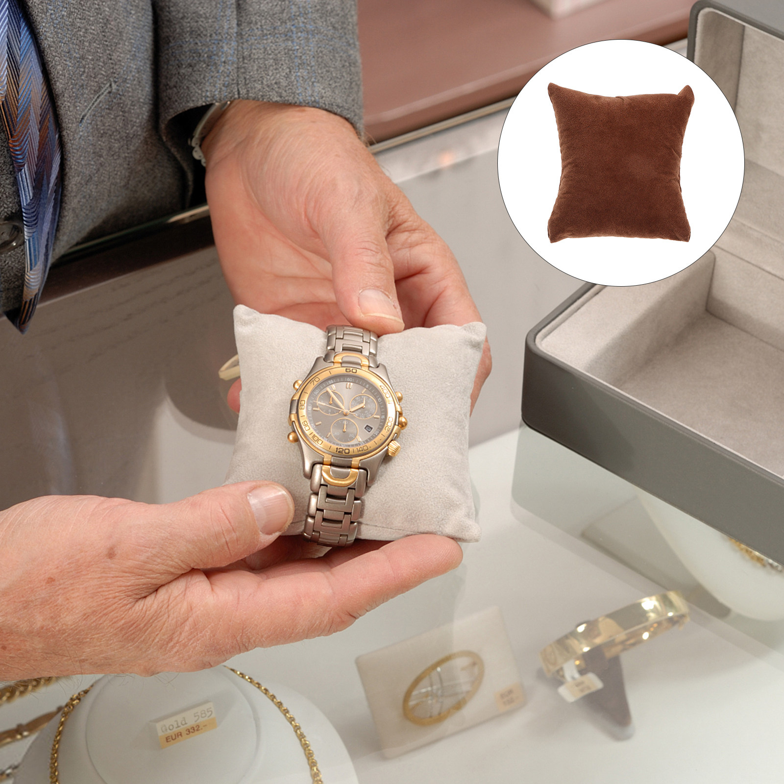 10Pcs Premium Watch Pillow Jew - Jewelry Or Watches 评论和价格