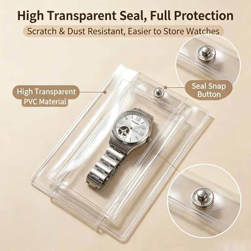 50 or 100Pcs Transparent PVC S - Jewelry Or Watches 评论和价格