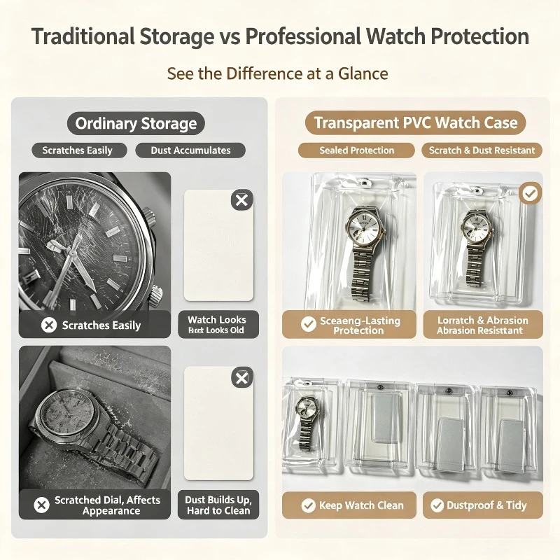 50 or 100Pcs Transparent PVC S - Jewelry Or Watches 评论和价格