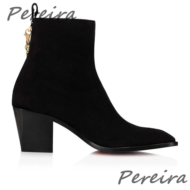 Men Suede Ankle Boots Gold Cha - Anklet Foot Chain 评论和价格