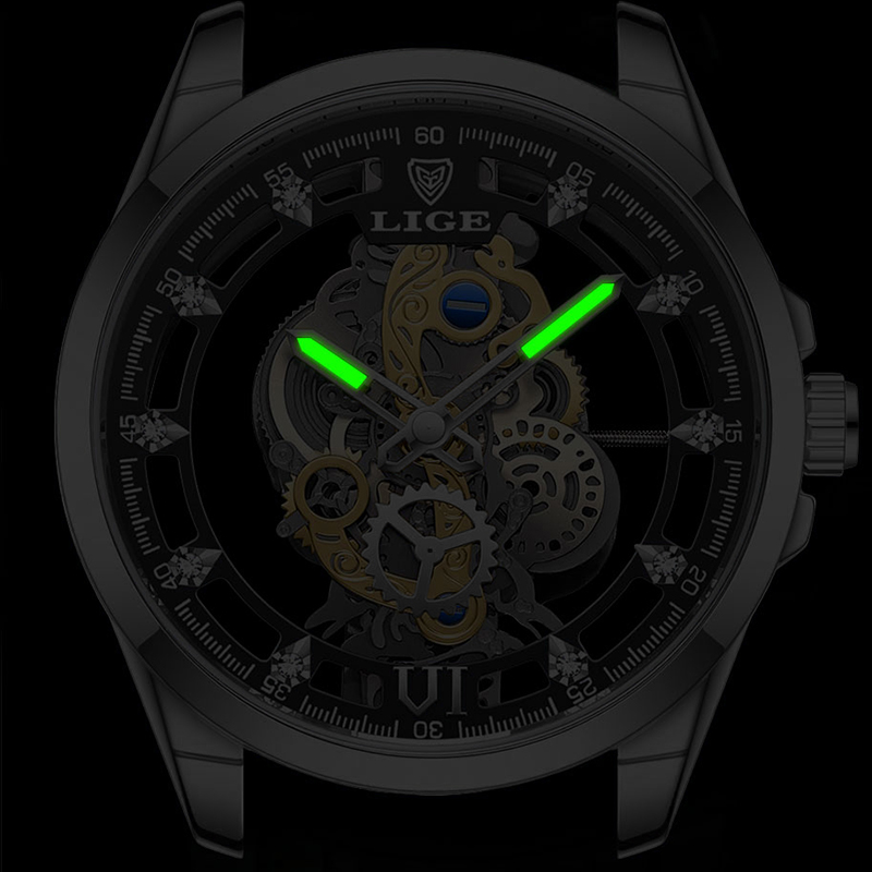 LIGE Fashion Top Luxury Men's  - Jewelry Inspired Watches 评论和价格