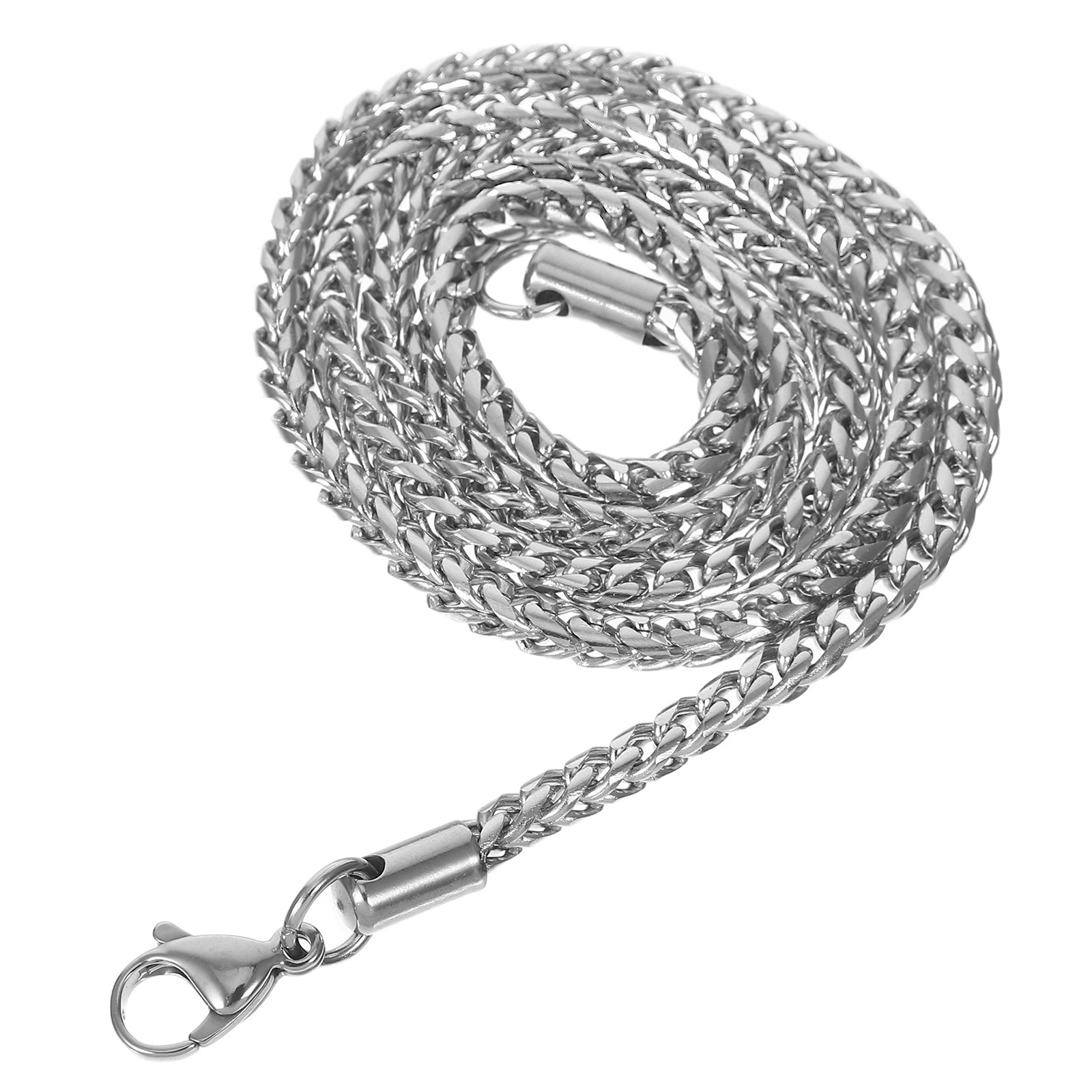 4Mm Titanium Steel Hip Hop Cha - Hip Hop Chain Necklace 评论和价格