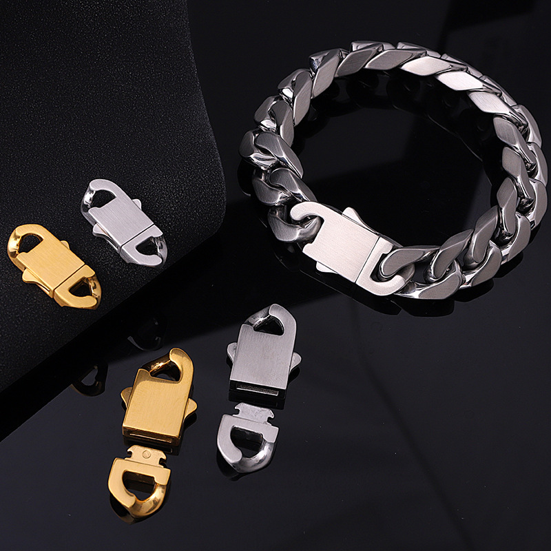 Stainless Steel Spring Clasps  - Hip Hop Chain Necklace 评论和价格